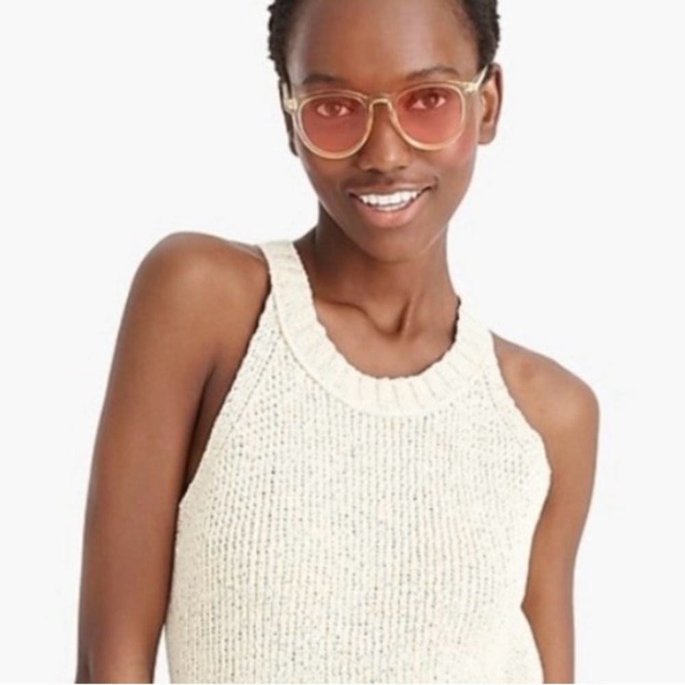 J. Crew Women's Beige Knit Sweater Tank